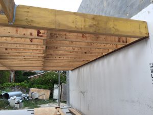 Timber frame works at Balgowlah
