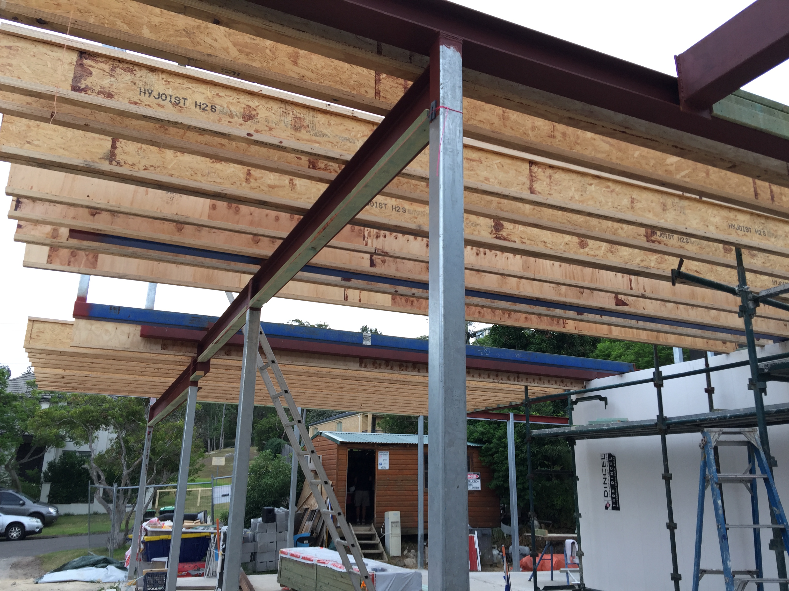 Timber frame works at Balgowlah